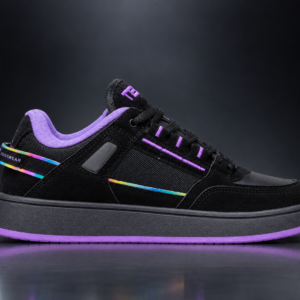 Tenis Masculino e Feminino Preto Branco Roxo Rosa Furta Cor