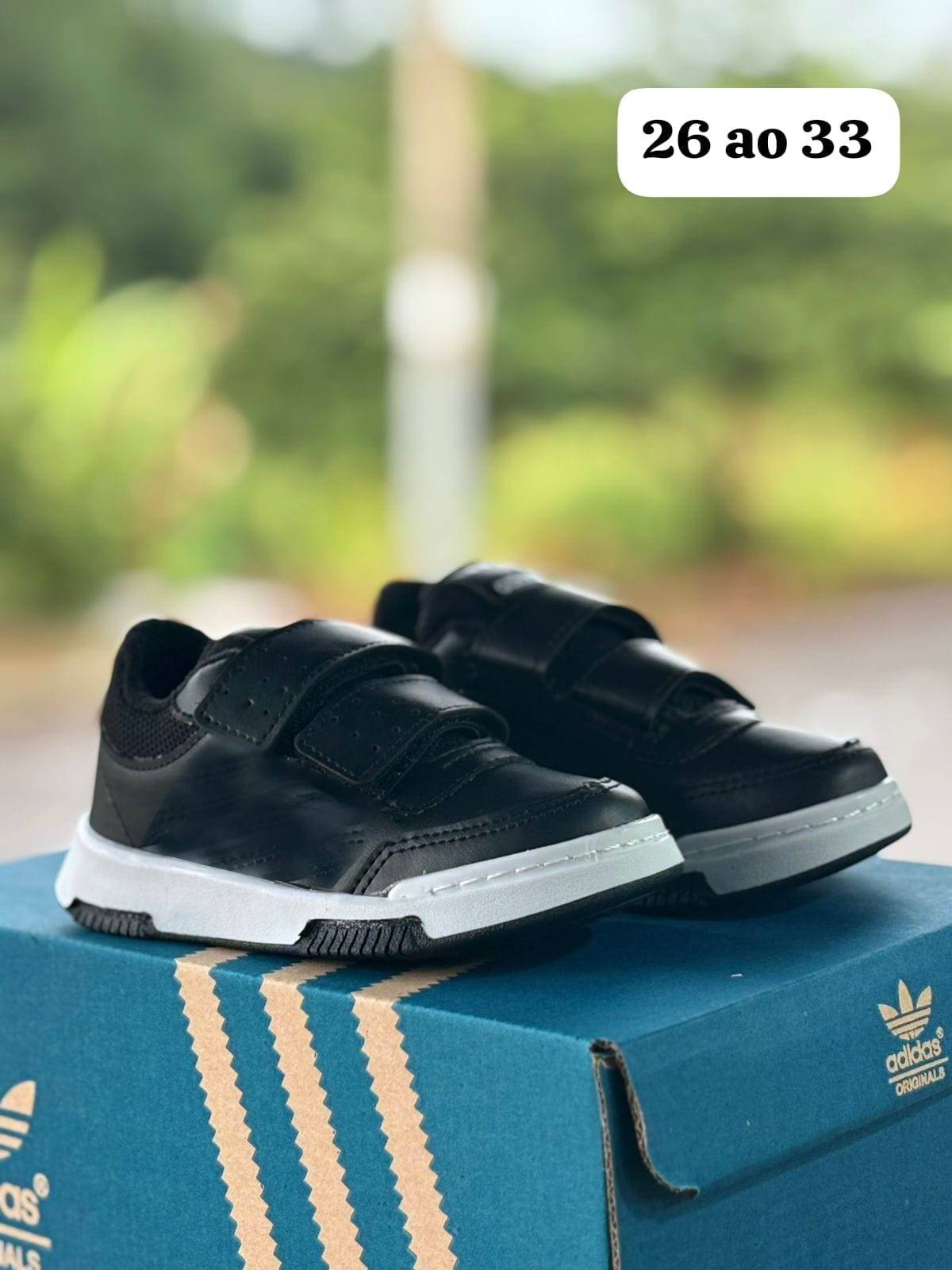 adidas infantil preto branco