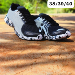 Tênis Masculino Preto Confortável Corrida