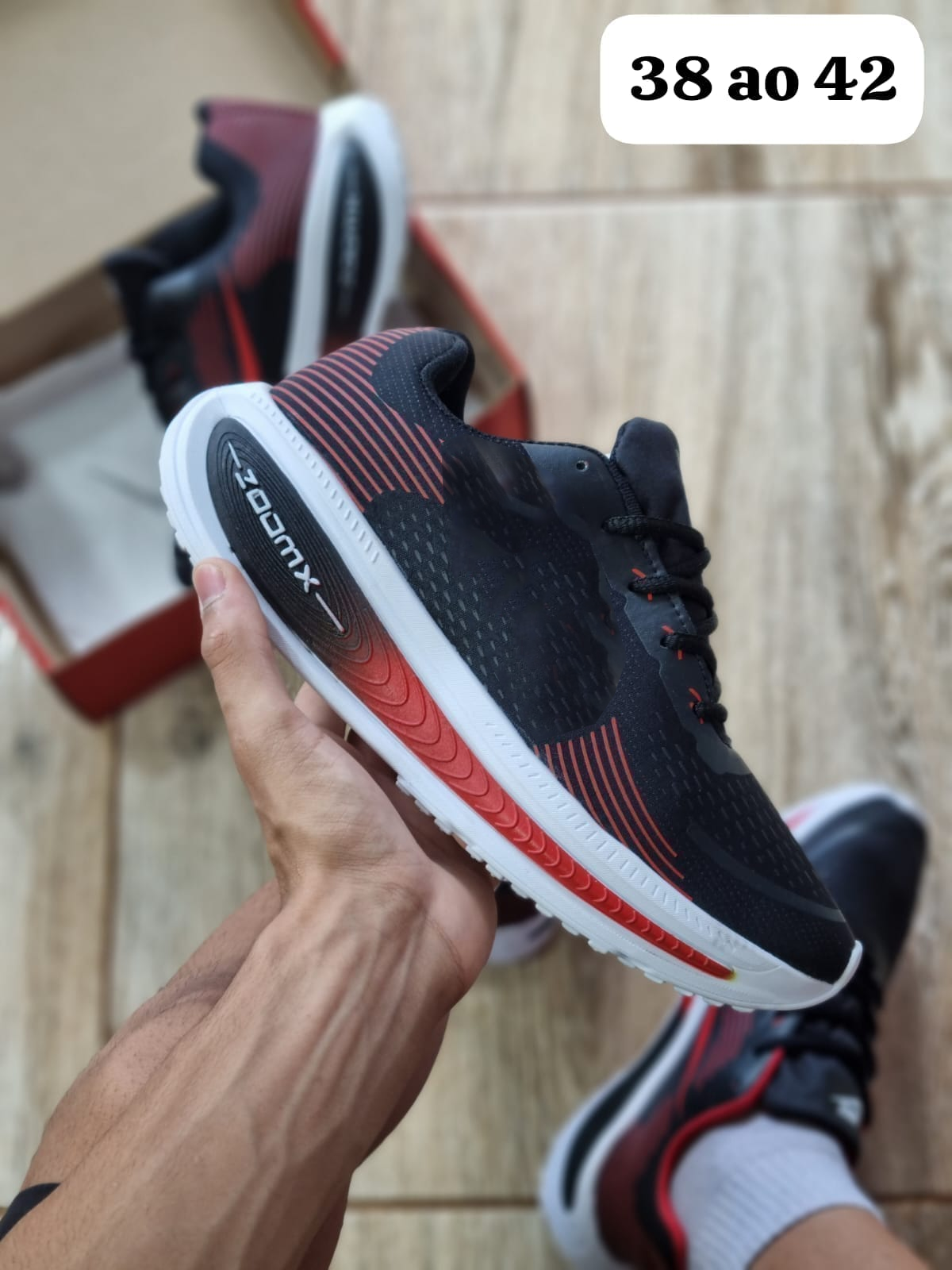 nike vomero vermelho